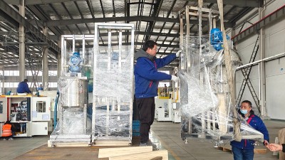 自動供膠系統預攪拌桶完成交付--浙江嘉興橡膠減震客戶